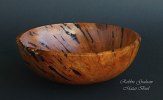 Matai burl bowl by woodturner Robbie Graham