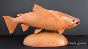 Trout carving by Robbie Graham
