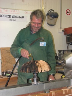 Woodturning Demonstration by Robbie Graham at The Woodturning Shop
